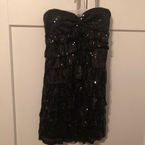Rue21 black sequin cocktail dress